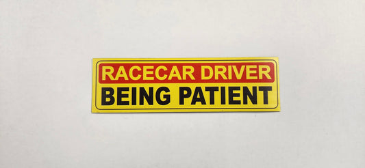 Magnetic bumper sticker